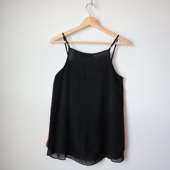 Bisou Bisou Bow Tie Chiffon Tank Top | XS - Picture 6 of 6